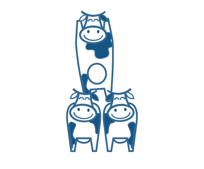Gymnastic cows